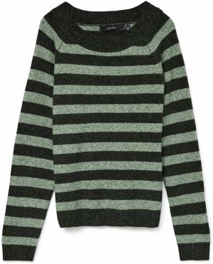 VERO MODA Sveter 'VMDoffy'  jedľová / pastelovo zelená
