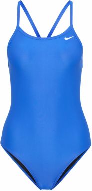 Nike Swim Športové jednodielne plavky  modrá / biela