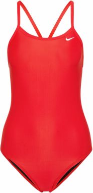 Nike Swim Športové jednodielne plavky  jasne červená / biela