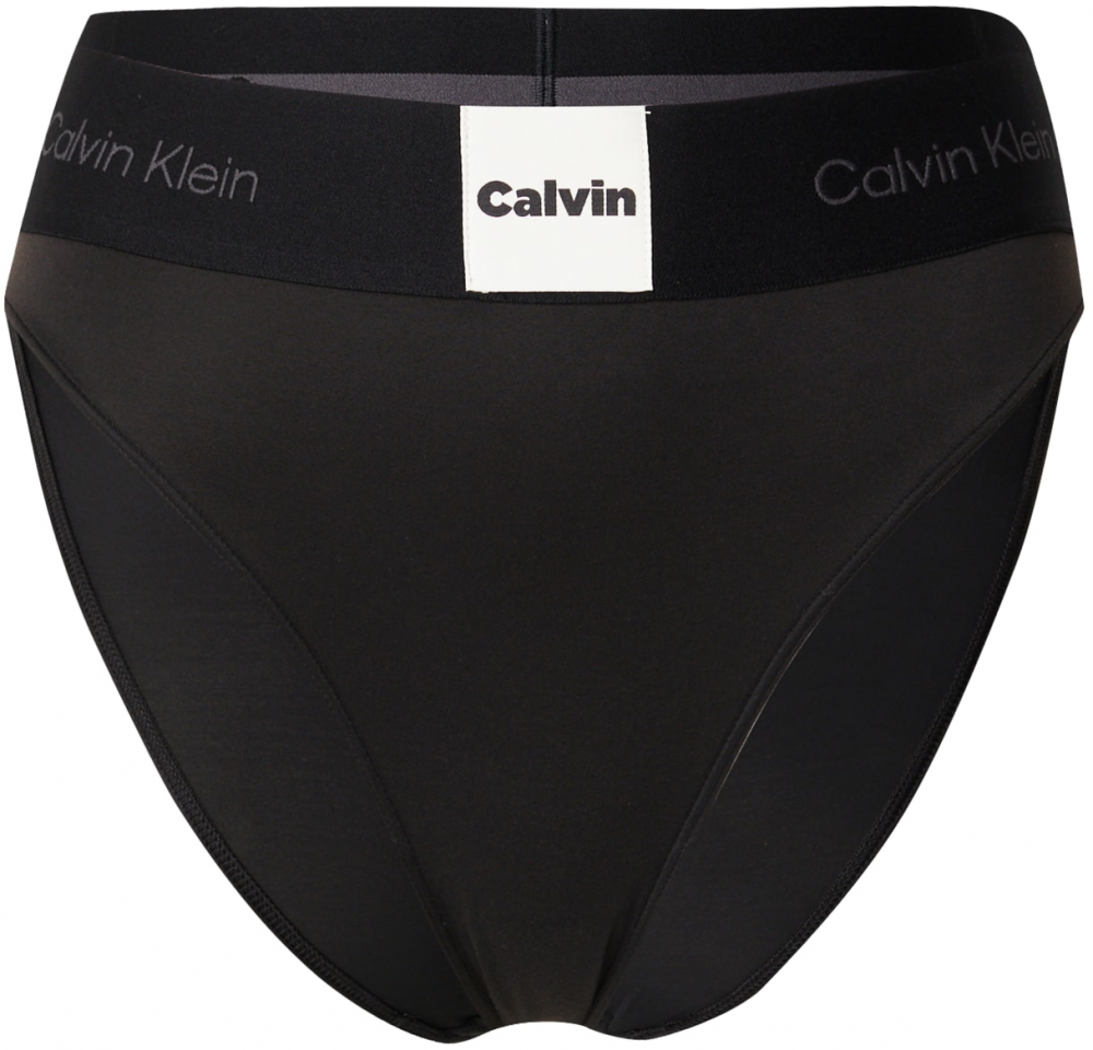 Calvin Klein Bikinové nohavičky  sivá / čierna / biela