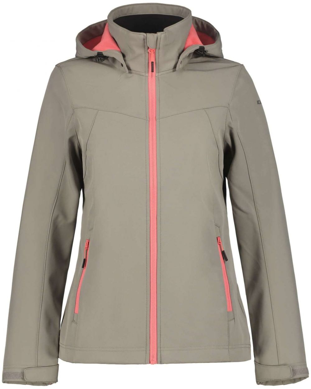 ICEPEAK Outdoorová bunda 'Brenham'  sivá