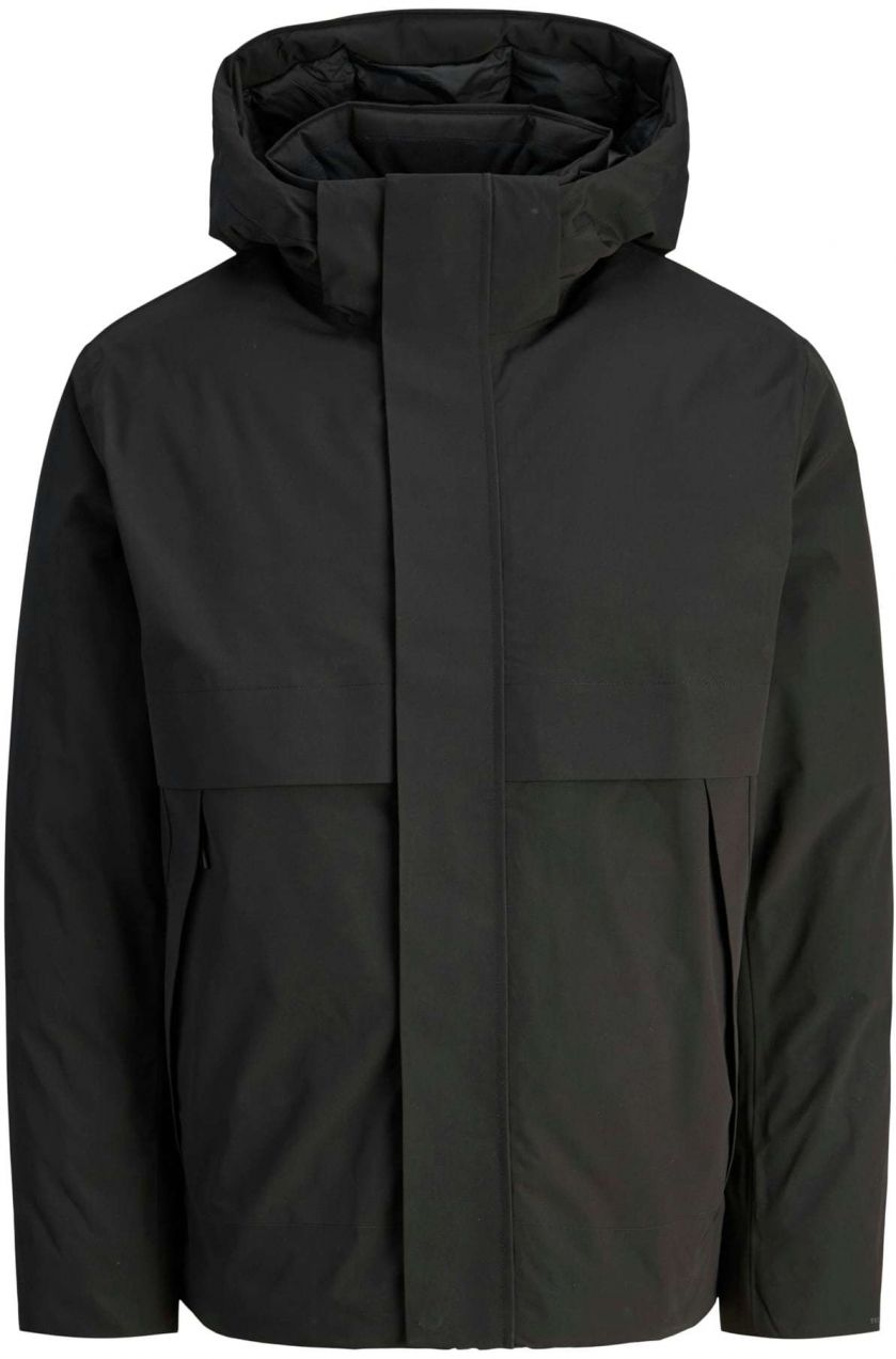 JACK & JONES Zimná bunda 'JPRCCMOON'  čierna