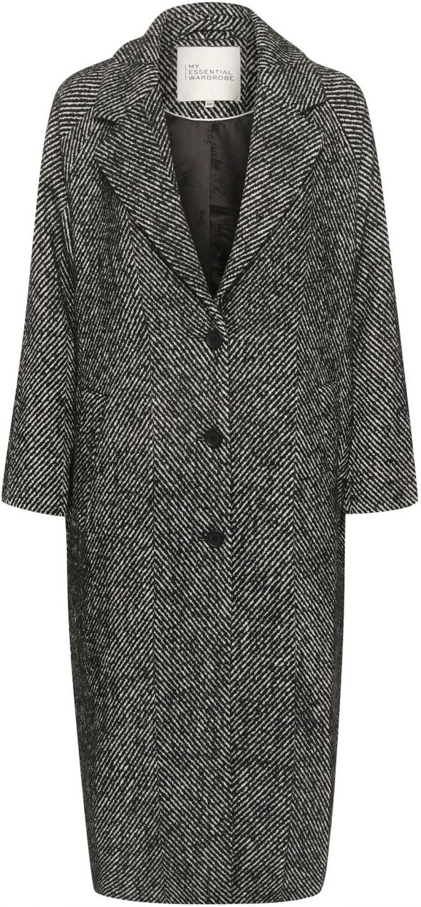 My Essential Wardrobe Prechodný kabát 'MaggieMW'  čierna / biela