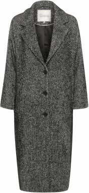 My Essential Wardrobe Prechodný kabát 'MaggieMW'  čierna / biela