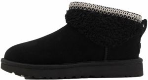 UGG Nízke čižmy 'Classic Ultra Mini Maxi Curly'  čierna