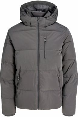 JACK & JONES Zimná bunda 'JJEOWEN'  tmavosivá