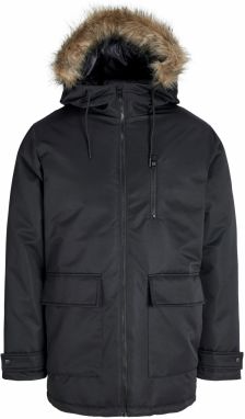 JACK & JONES Zimná parka 'JJCHARLIE'  čierna