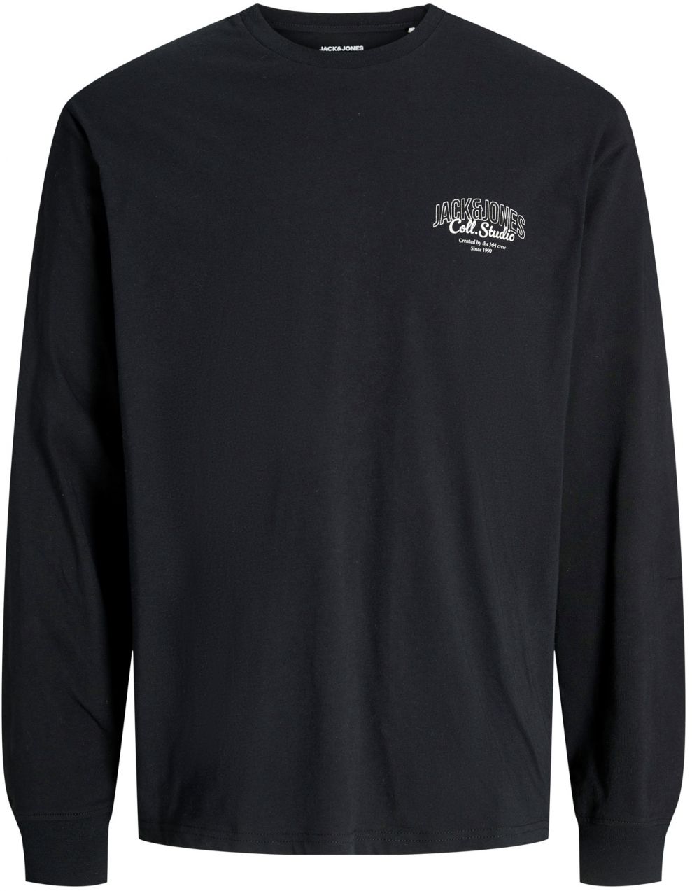 JACK & JONES Tričko 'JJMAKOTO'  čierna / biela