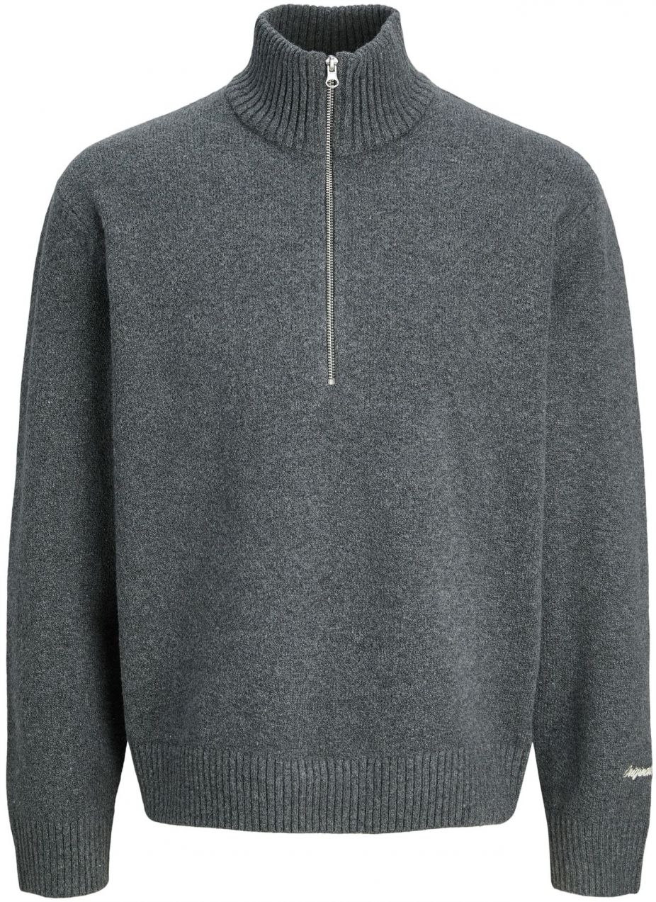 JACK & JONES Sveter 'JORNORREBRO'  tmavosivá