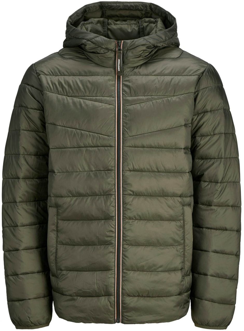 JACK & JONES Prechodná bunda 'JJWEST'  tmavozelená