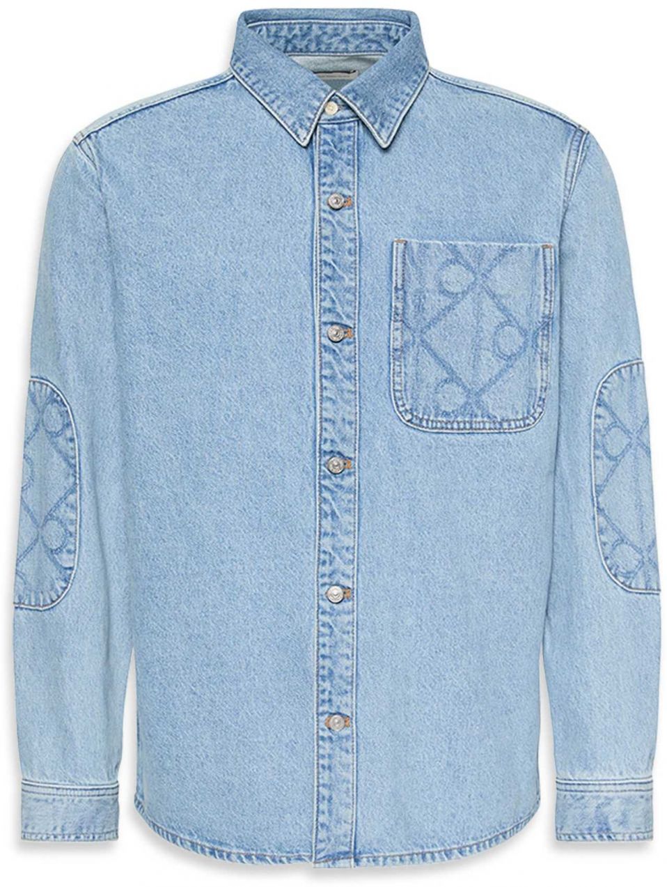 Calvin Klein Jeans Košeľa '90S'  modrá denim / svetlomodrá