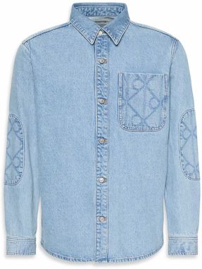 Calvin Klein Jeans Košeľa '90S'  modrá denim / svetlomodrá