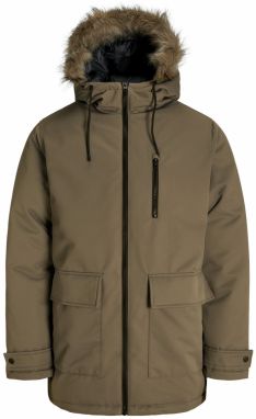 JACK & JONES Zimná parka 'JJCHARLIE'  hnedá
