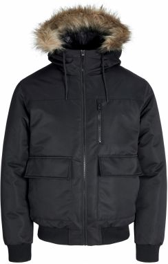 JACK & JONES Zimná bunda 'JJCHARLIE'  čierna