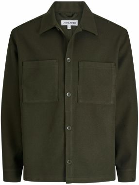 JACK & JONES Košeľa 'JJJERRY'  tmavozelená