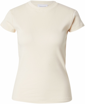 TOPSHOP Tričko 'EVERYDAY'  krémová
