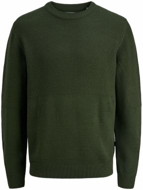 JACK & JONES Sveter 'JJCARL'  tmavozelená