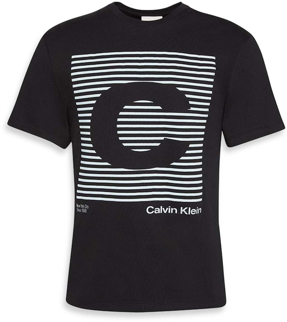 Calvin Klein Jeans Tričko  čierna / biela
