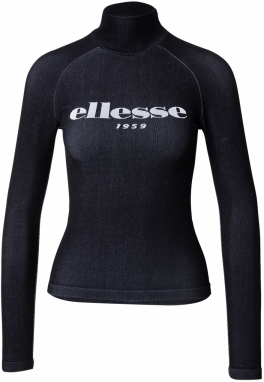 ELLESSE Tričko 'Serlo'  čierna / biela