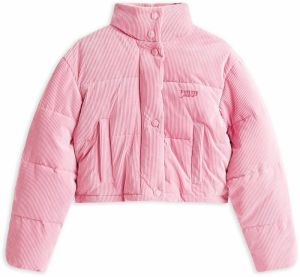 Tommy Jeans Prechodná bunda  purpurová / staroružová