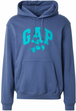GAP Mikina 'DISNEY X GAP'  námornícka modrá / tyrkysová