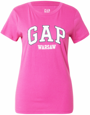 GAP Tričko 'WARSAW'  námornícka modrá / fuksia / biela