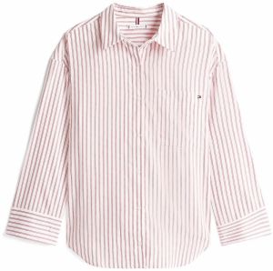 TOMMY HILFIGER Blúzka  červená / biela