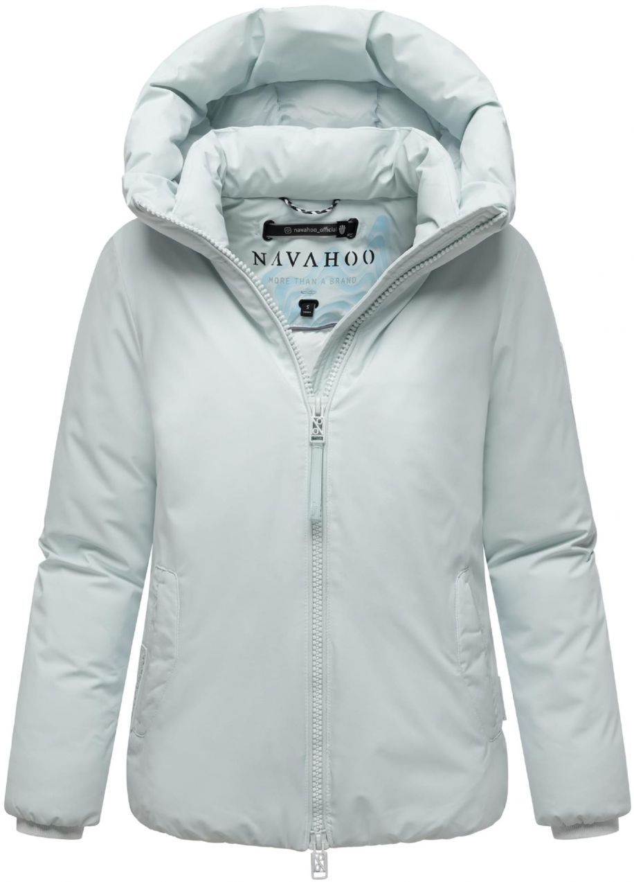 NAVAHOO Zimná bunda 'Blütenlicht'  pastelovo modrá
