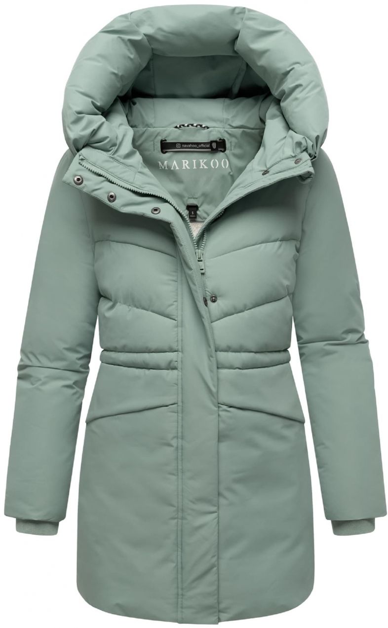 MARIKOO Zimný kabát 'Delilah 16'  svetlozelená