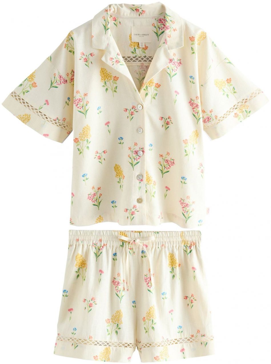 LAURA ASHLEY Kraťasy  nebielená / zelená / oranžová / ružová