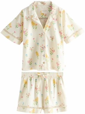 LAURA ASHLEY Kraťasy  nebielená / zelená / oranžová / ružová