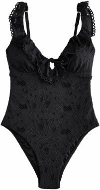 LAURA ASHLEY Jednodielne plavky  čierna