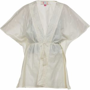 IZIA Kimono  biela ako vlna