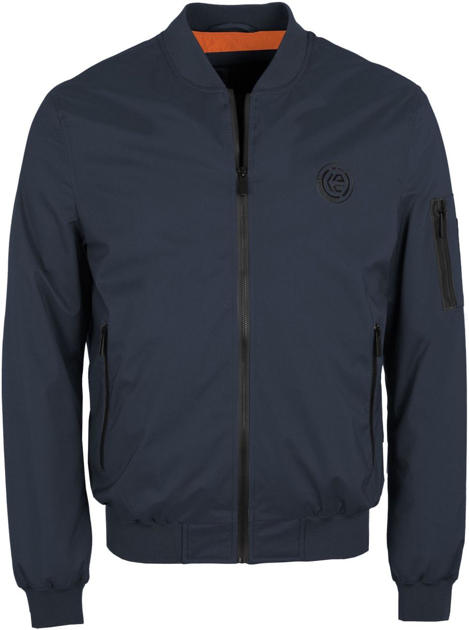 INDICODE Prechodná bunda 'Berto'  tmavomodrá / čierna