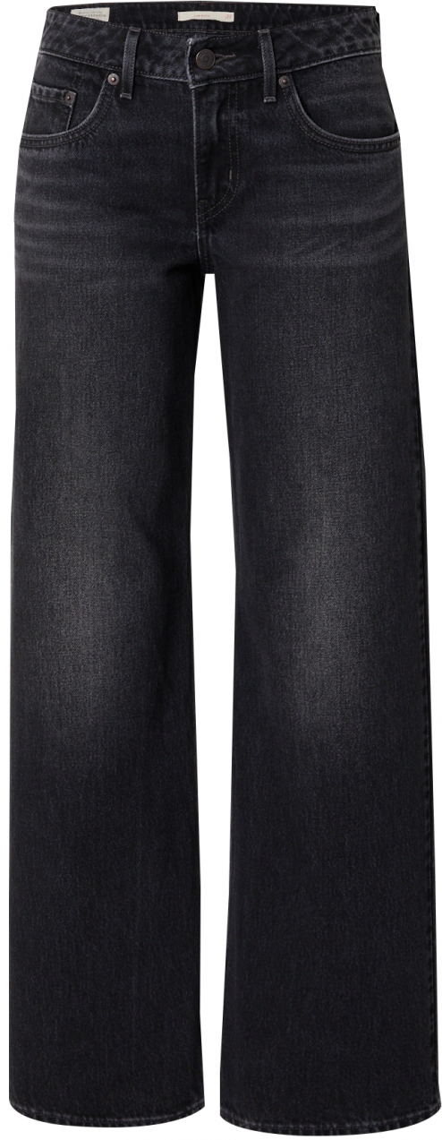 LEVI'S ® Džínsy 'Low Loose'  čierny denim