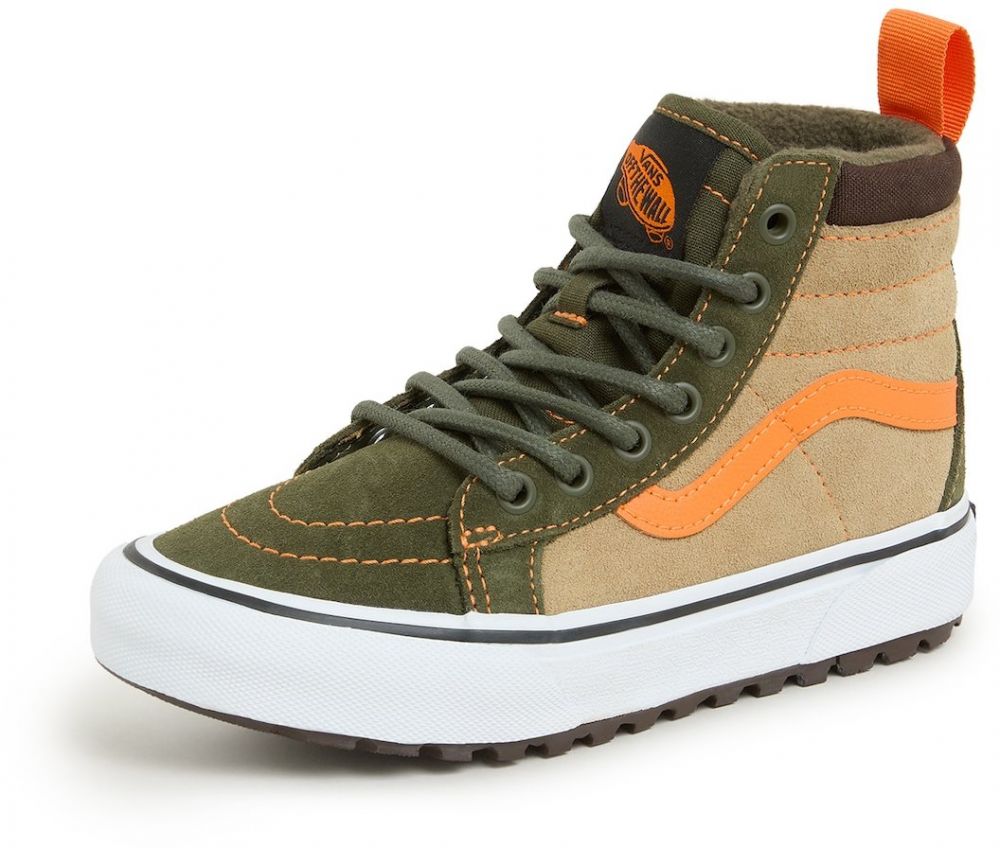 VANS Tenisky 'Mte Sk8'  zelená / kaki / oranžová