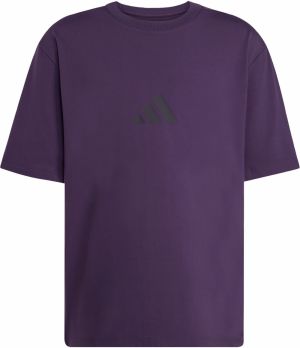 ADIDAS SPORTSWEAR Funkčné tričko 'Z.N.E.'  tmavofialová / čierna