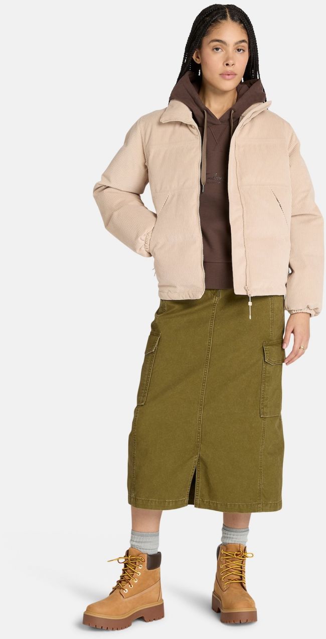 TIMBERLAND Prechodná bunda  svetlobéžová