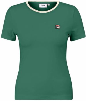 FILA Funkčné tričko 'LECTOURE'  krémová / zelená / čierna