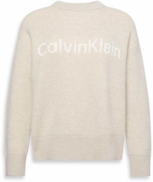 Calvin Klein Sveter  biela / biela ako vlna