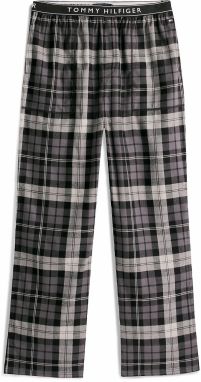 Tommy Hilfiger Underwear Pyžamové nohavice 'Essential'  sivá / zelená / čierna