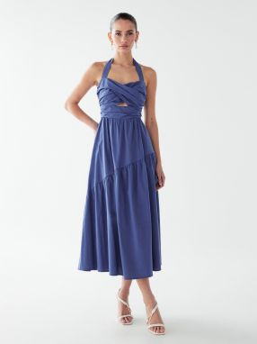 BWLDR Šaty 'Lana'  modrá denim