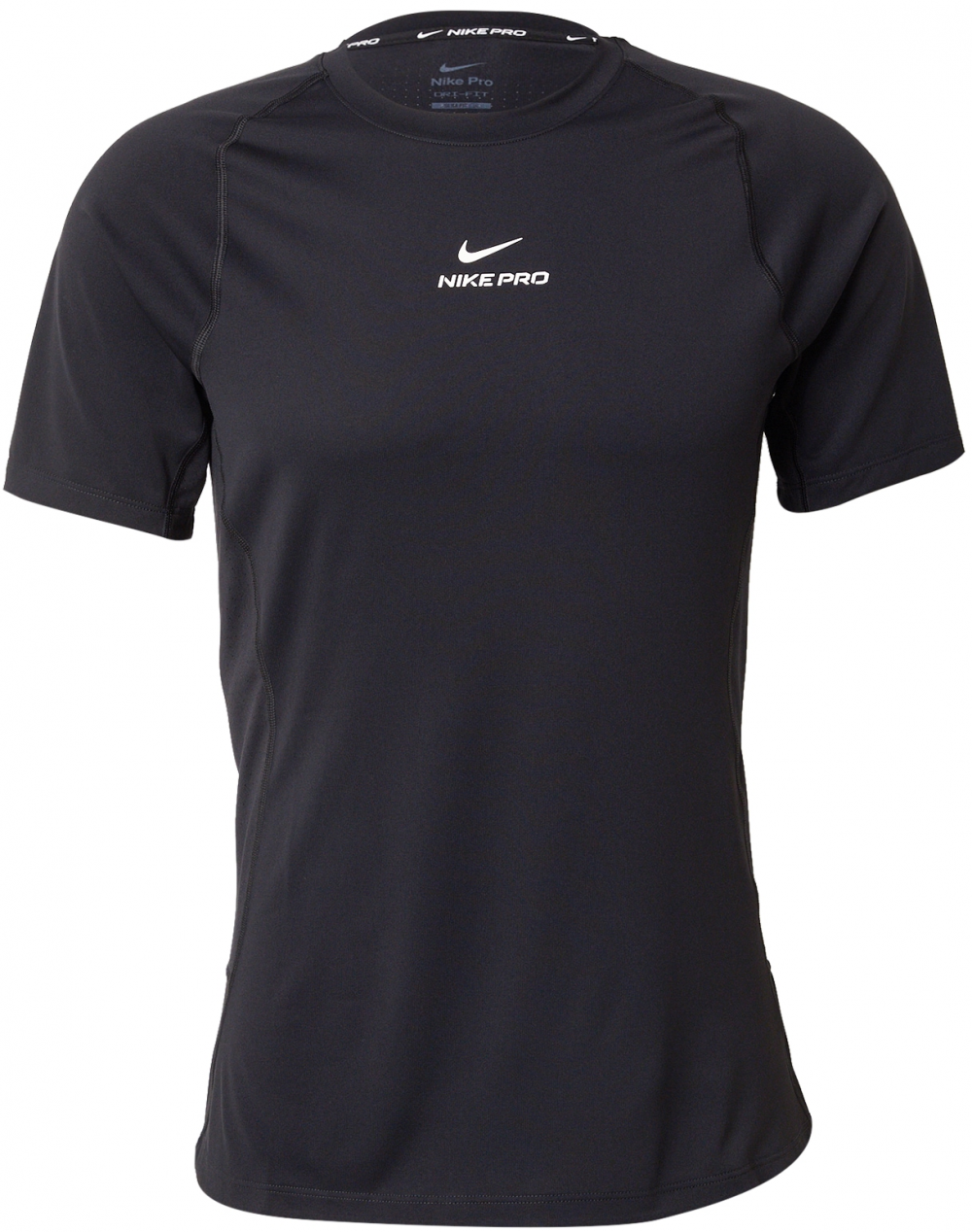 NIKE Funkčné tričko 'NPT'  čierna / biela