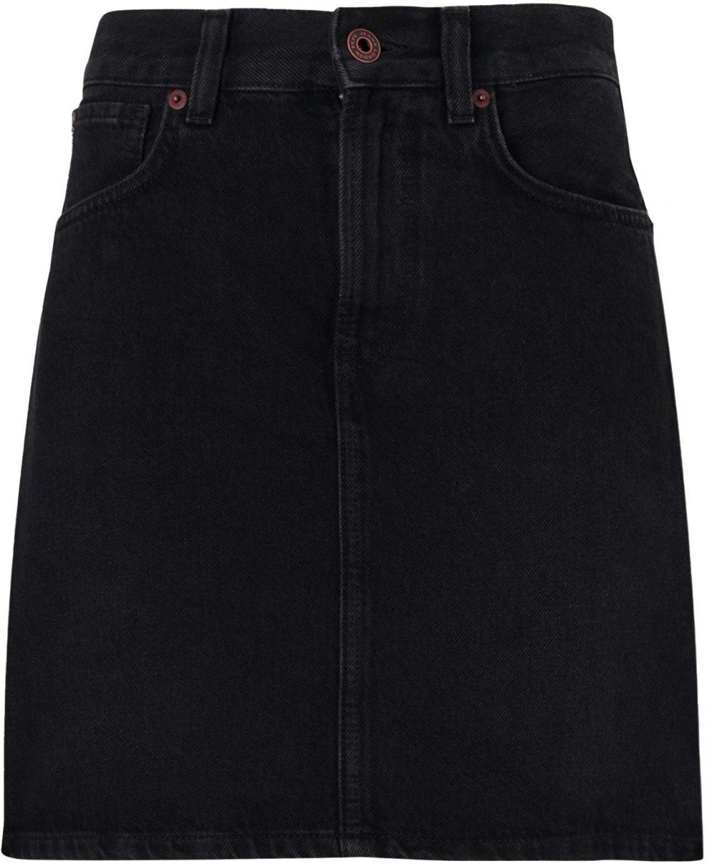 Pepe Jeans Sukňa  čierny denim