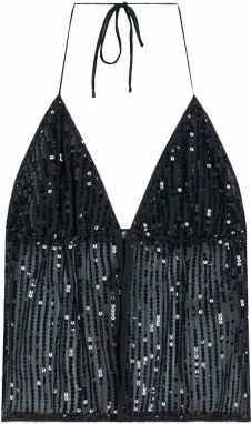 Bershka Top  čierna