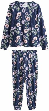 Cath Kidston Pyžamo  námornícka modrá / pastelovo zelená / pastelovo fialová / pastelovo oranžová
