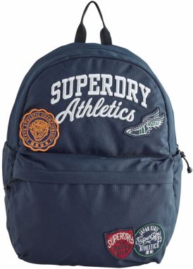 Superdry Batoh 'Back to School'  námornícka modrá / oranžová / krvavo červená / biela