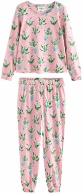 Cath Kidston Pyžamo 'Dreamer's Ditsy'  zelená / ružová / biela