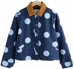 Cath Kidston Prechodná bunda  tmavomodrá / svetlomodrá