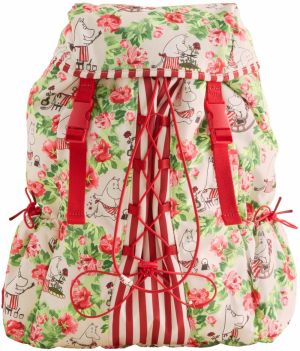 Cath Kidston Batoh 'Moomins'  krémová / zelená / svetlozelená / červená
